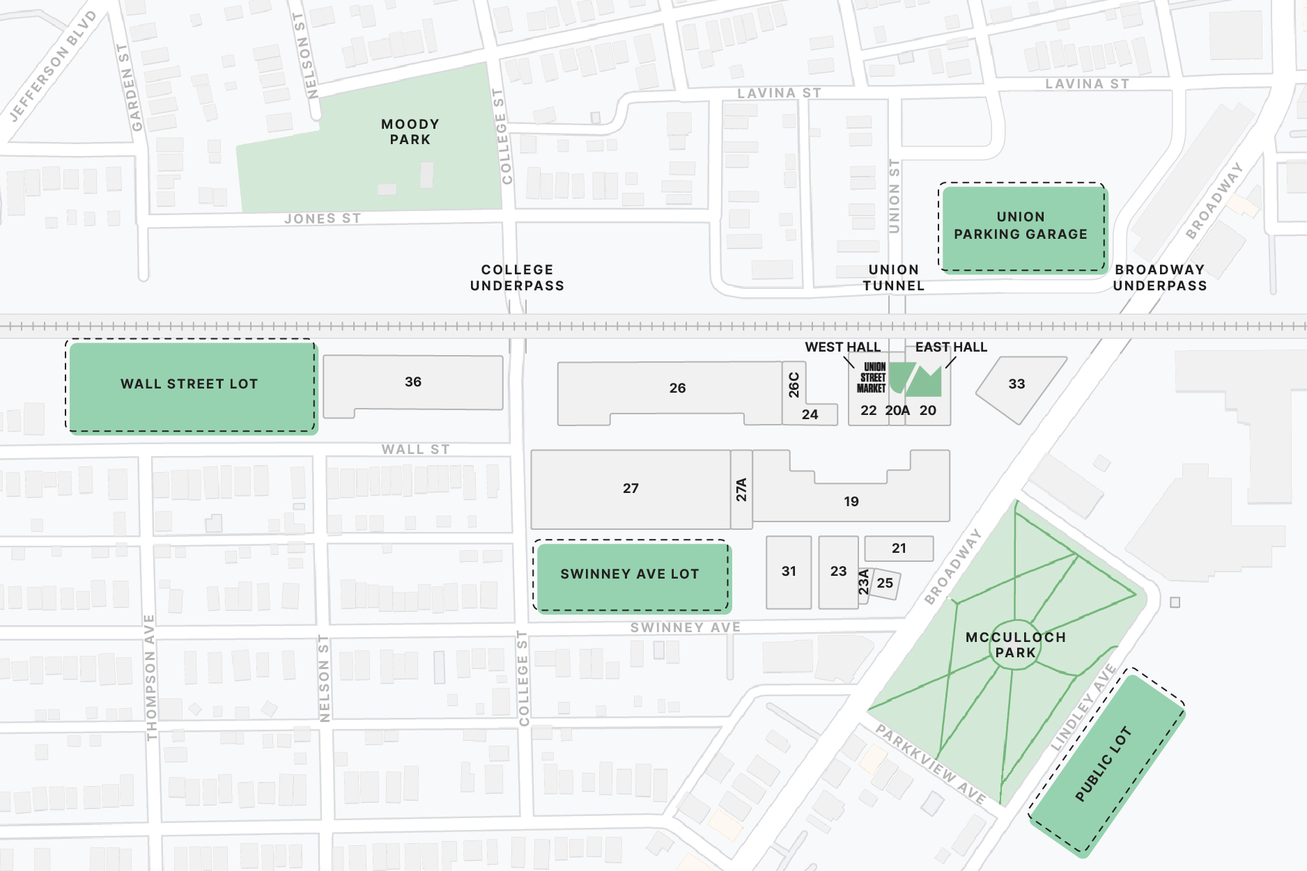 Parking Map | Fort Wayne Electric Works